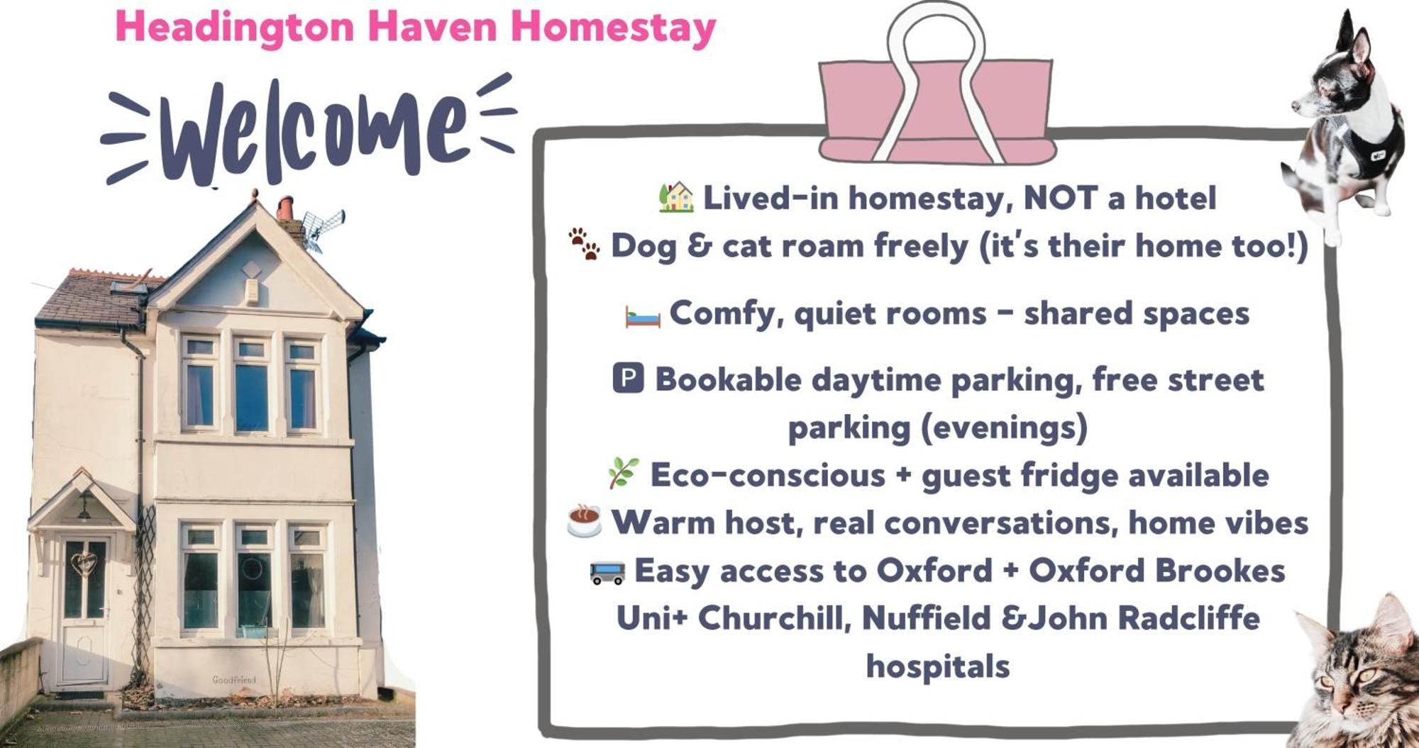 Headington Haven Homestay Oxford Eksteriør bilde
